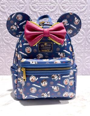 Disney Cruise Line Treasure Inaugural Character Loungefly Mini Backpack NEW